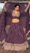 PC 516 Heavy Faux Georgette With Heavy Embroidery Sequence Work Lehenga With Choli Dupatta Wholesale Suppliers In Mumbai